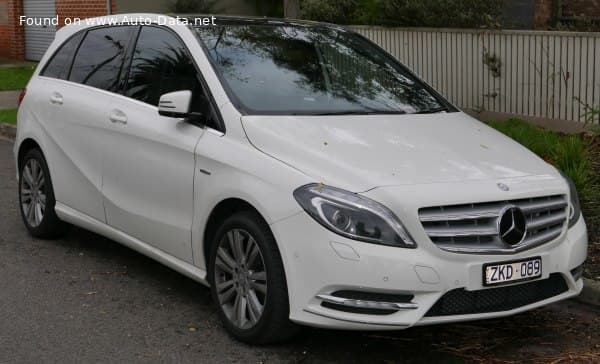 2013 Mercedes-Benz B-class (W246) B 180 CDI (109 Hp) BlueEFFICIENCY